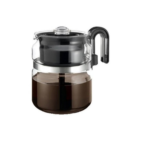 One-All Stovetop Percolator 8 Cup 7 in. Dia. X 5.6 in. H Black Handle