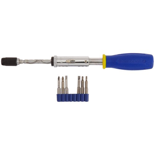 Eazy Power Eazypower 81966 9.5-Inch-12-Inch Push Pull Click Click Screwdriver/Drill Kit 1/4-Inch Hex with One-Inch Insert Bits