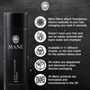 Mane Hair Fibers for Thinning Hair for Women & Men, Hair Thickener, Sprinkle-On Hair Building Fibers, Hair Illusion Hair Fibers Conceal Hair Loss & Bald Spot, Easy Apply, Long Lasting - Grey