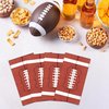 Kochorie 100 Pieces Football Napkins Disposable Football Party Napkins 7.8 x 4.3 Inches Football Paper Cocktail Napkins Football Birthday Supplies Decorations for Football Party Game Day