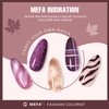 MEFA Gel Nail Polish Set, 12 Colors Burgundy Red Gel Polish Set Champagne Gold Glitter Nail Polish Gel Soak Off Dark Red Purple Shimmer Nude Brown Gel Nail Gifts for Women Girl DIY Salon Home Manicure