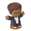 Little People Replacement Part for Fisher-Price Preschool Dollhouse Playset HMX82 - Replacement Male Dad Father Brother Figure Wearing Glasses