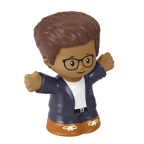Little People Replacement Part for Fisher-Price Preschool Dollhouse Playset HMX82 - Replacement Male Dad Father Brother Figure Wearing Glasses