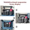 Wheelchair Pouch Side Pocket,Wheelchair Bags,Wheelchair Rollator Accessories,Wheelchair Bag Armrest,Electric Power Wheelchair Cup Holder Attachment,Wheelchair Side Bag with Cup Holder for Wheelchair