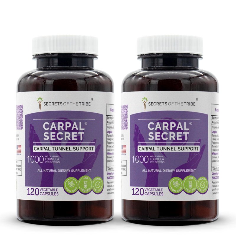 Secrets of the Tribe - Carpal Secret, Carpal Tunnel Support, Herbal ...