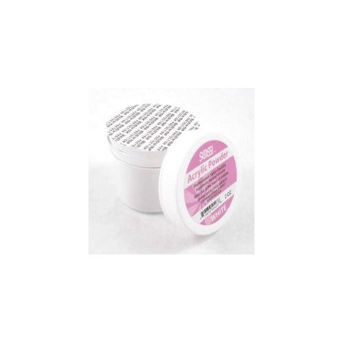 Sassi Acrylic Powder Professional Salon Quality 2oz White, Strengthens nail, nail beauty, nail polish, nail art, decorate your nails, cosmetics, nail powder,
