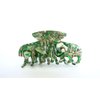 Generic Medium abalone sea shell effect green hair claw clamp clip