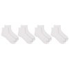 Dr. Scholl's Women's 4 Pack Diabetic and Circulatory Non Binding Ankle Socks, White, Shoe Size: 4-10