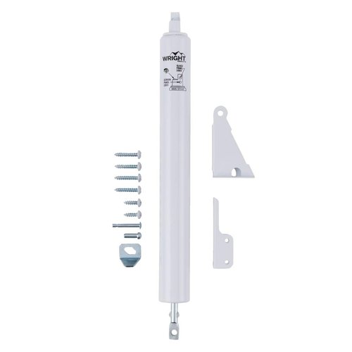 Wright Products - Standard Duty Pneumatic Screen and Storm Door Closer, White
