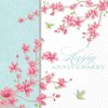 luncheon napkins happy anniv ch blsm lve