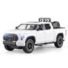 OANMYJJO Toy Trucks for Boys 1/24 Tundra Diecast Metal Model Toy Pickup Truck Pull Back Car Model with Light and Sound Toy Trucks for Boys Age 4-7(White)