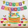 Mexican Themed Happy Birthday Banner Mexican Taco Bout Party Banner Mexican Papel Picado Garland for Cinco De Mayo Party Backdrops Decorations Fiesta Party Supplies