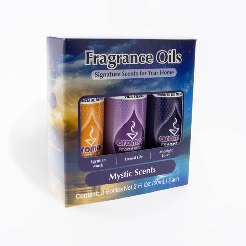 AROMAR Premium Fragrance Oil, 2oz Bottle 3 Pack Long Lasting Aromatic Scent, Fresh and Revitalizing Aromatherapy for Living Room, Bedroom, and Kitchen 2oz