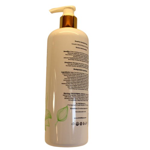 Dr. NAR Beauty Co. Biotin & Panthenol Moisturizing Shampoo – Hydrating, Nourishing Hair Growth & Anti-Dandruff Formula for Men & Women, Vegan, Sulfate-Free, Cruelty-Free, 16 oz.