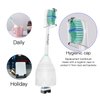 Vochigh Replacement Toothbrush Heads Compatible with Philips-Sonicare: fits e-Series HX7022 CleanCare & Xtreme Screw-on Electric Brush Handles, 6 Pack