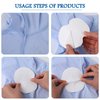SEPGLITTER 60 Pcs Armpit Sweat Pads, Underarm Sweat Pads for Women and Men Pure Cotton Disposable Underarm Pads Sweat Absorption Comfortable Extra Adhesive Unflavored, Non Visible
