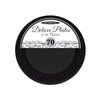 Party Essentials Deluxe Quality Hard Plastic 70 Count Round Party/Dessert Plates, 6-Inch, Black