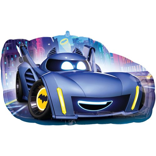 Anagram Batwheels Birthday Party Supplies 16 pc Bat Emblem Balloon Bouquet Decorations, BQ_4205