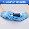 Schneider Blue Vinyl Synthetic Exam Gloves, Small, Box of 50, 4-mil, Powder-Free, Latex-Free, Non-Sterile, Disposable Gloves