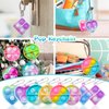 Pop Fidget Keychain Mini Fidget Toys Bulk 90 Pack Party Favors for Kids 4-8,8-12 Years Kids, Goodie Bag Stuffers Fidgets for Classroom Prizes Sensory Fidget Toy Packs