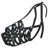 Secure Genuine Leather Mesh Dog Basket Muzzle - German Shepherd Female, Doberman, (Circumference 12", Snout Length 4.5")