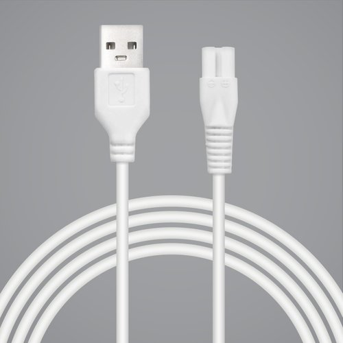 2 PCS Charger Cord Replacement for Pritech Electric Feet Callus Remover Foot Pedicure, USB Power Adapter Charging Cable