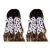 Soccer Bow Girls Sport Football Hair Bow Cheer Bow Hair Tie Ponytail Holder TSFQ01 (2 Hair Bows)