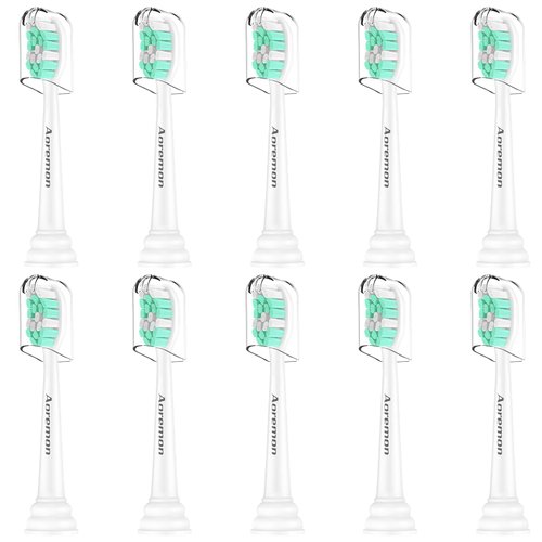 Aoremon Toothbrush Replacement Heads for Philips Sonicare - Compatible with Sonicare 4100 ProtectiveClean C2 & Phillips Click- on Electric Toothbrush