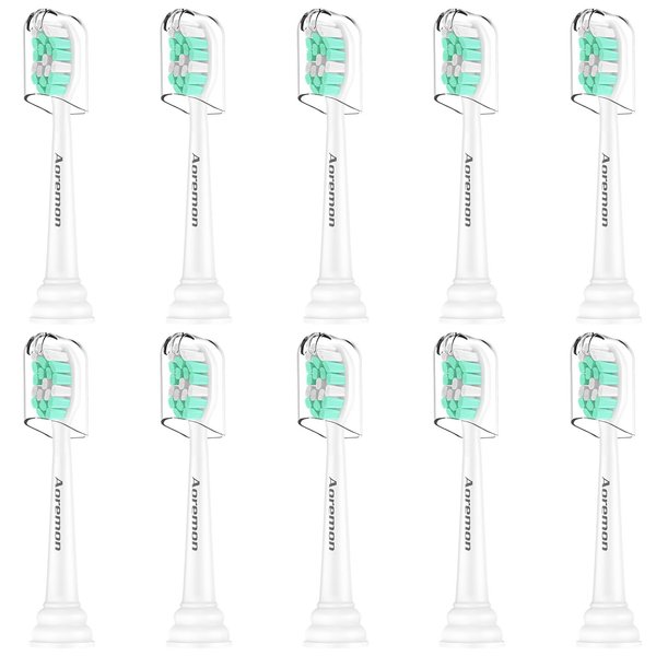 Aoremon Toothbrush Replacement Heads for Philips Sonicare - Compatible with Sonicare 4100 ProtectiveClean C2 & Phillips Click- on Electric Toothbrush