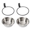 FOYO Elevated Cat Bowls, Raised Cat Food and Water Bowls,Wall Mounted Pet Comfort Feeding Bowls