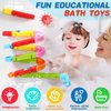 Bath Toys for Kids Ages 2-4-8 Mold Free Toddler Bath Toys 38 PCS Bathtub Shower Toys DIY Water Marble Run Slippery Slide Birthday Gift for 2 3 4 5 6 7 8 Year Old Boys Girls