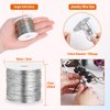 cridoz 20 Gauge Stainless Steel Wire for Jewelry Making, Bailing Wire Snare Wire for Craft and Jewelry Making