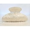 Generic Shimmering marbled vanilla blonde creme white hair claw clip