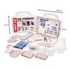 Rapid Care First Aid RC-25MAN-W 25 person 166 Piece ANSI/OSHA Compliant First Aid Kit in Wall Mountable Poly Case