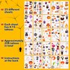 ArtCreativity 228 Styles Glow Halloween Temporary Tattoos Sheets for Kids - Halloween Glow in Dark Tattoos Stickers with unique Characters - Bulk Halloween Treat or Trick - Halloween Party Favors