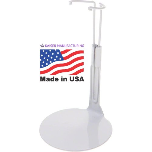 Kaiser Doll Stand 1101 - Tiny White Doll Stand for 5" to 6" Dolls and Action Figures, 3-Pack
