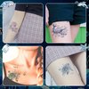 Fssqii 120 Styles Ocean Animals Temporary Tattoos for Kids 12 Sheets Fake Sea Animal Tropical Marine Fish Shark Dolphin Waterproof Tattoo Stickers for Girls Boys Body Fashion Cute Tattoo Stickers