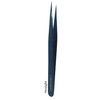 Alluring TITANIUM BLUE Tweezers for Eyelash Extension for Volume Lashes Straight