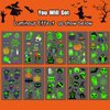JCFIRE Glow Halloween Party Supplies, Halloween Temporary Tattoos for Kids Party Favors, Halloween Birthday Party Decorations Activities Games Accessories, Halloween Goodie Bags Fillers