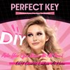 Perfect Key 200 Clusters Natural Look Eyelash Extensions Wispy Lash Clusters D Curl Cluster Lash Extensions 10-18mm (40D-200 Black)