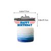 38Pcs Battleship Theme Birthday Party Supplies and Decorations Naval Happy Birthday Banner,Latex Balloon, Cupcake Toppers, Set Nautical Birthday Party Supplies for Kids Family