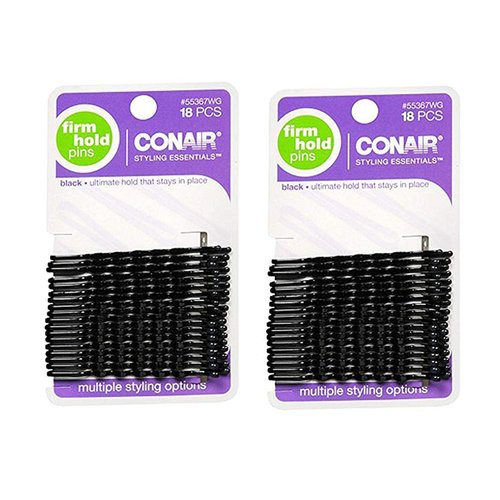 Scunci 55367 Black Styling Essentials™ Bobby Pins 18 Count