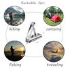 Nail Clippers Nail Cutter, 5in1 Multi Nail Clip with Key Chain - Nose Hair Scissors, Nail Files, Screwdriver, Mini Toenail & Fingernail Clippers Suitable for Travel, Fishing, Hiking, Camping