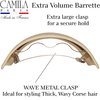 Camila Paris CP3621 French Hair Barrette Clip for Girls for Thick Curly Wavy Long Hair, Strong Hold Grip Hair Clips for Women, Automatic, No Slip Styling Girls Hair Accessories, Handmade in France