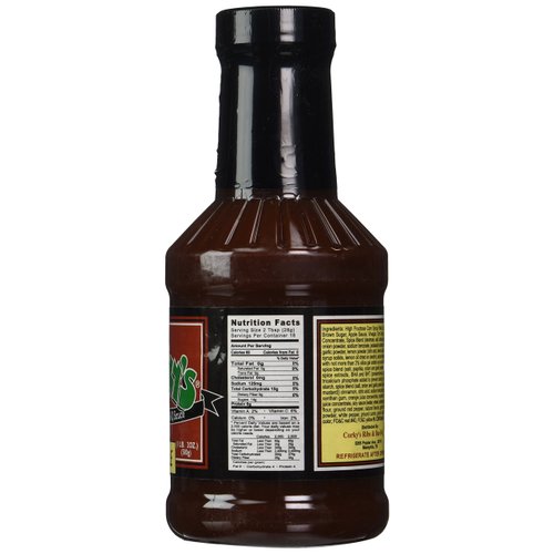 Corky's Memphis' Own Bar B Q Sauce * New Apple Flavor Barbecue Sauce * Net Weight 18 oz