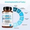 2000mg TUDCA Bile Salts Supplement Complex | Supports Liver Detox & Cleanse, Gallbladder, Gut & Kidney Health | 4:1 Milk Thistle + Probiotics for Max Absorption| USA Made | 90 Non-GMO V Capsules