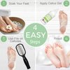 Dr. Entre's Callus Remover Gel & Foot File: Extra Strength Callus Remover for Feet, Foot Callus Remover Care, Pedicure Tools Supplies, Spa Kit, Dead Skin Scrubber, 4 oz