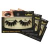 Laflare Silk Lashes 3D FAUX MINK Eyelashes, Light, Reusable, Handmade, Natural Looking, Professional Easy to Apply Eyelashes in a Knitted Style1-3 PACKS BUNDLE SPECIAL (3, SD01G)