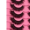 False Eyelashes Fluffy Thick 8D Volume Wispy Faux Mink Lashes Cat-Eye 16 mm Dramatic Mink Lashes 7 Pairs Pack Eyelashes Multipack by FANXITON