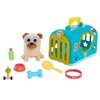 Puppy Dog Pals Groom and Go Pet Carrier with Accessories, 8-pieces, Rolly, Pretend Play, Kids Toys for Ages 3 Up by Just Play